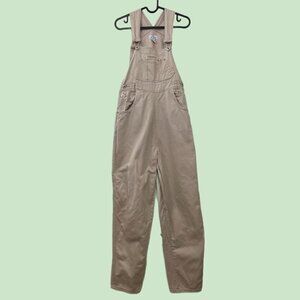 Xhilaration Cream Tan Overalls Classic Straight-Leg